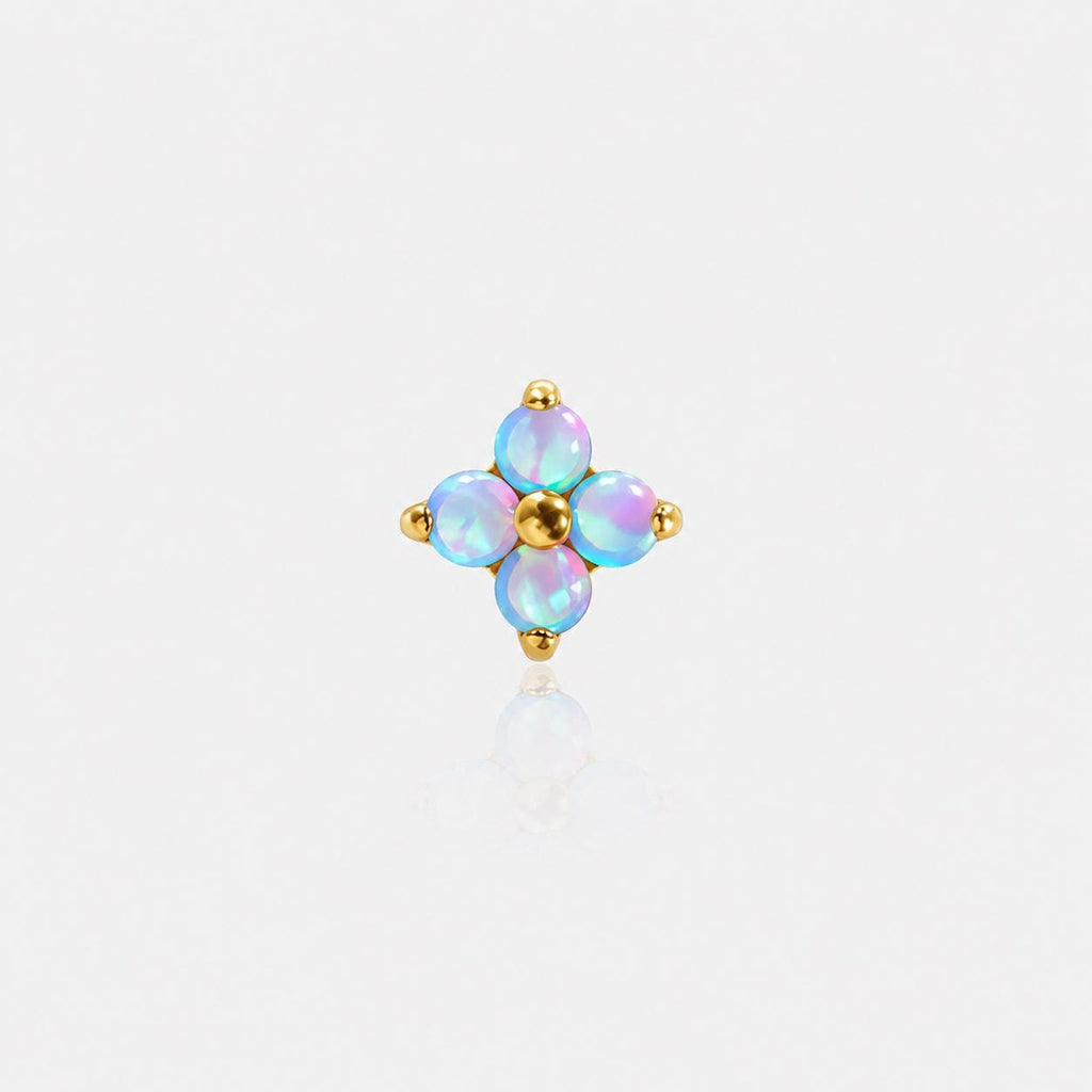 Four-Leaf Opal F136 Titanium flat-back jewelry image 15
