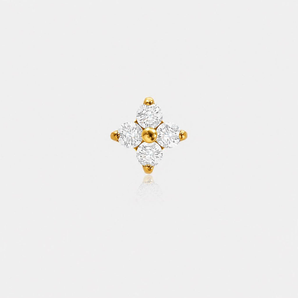 Four-Leaf Opal F136 Titanium flat-back jewelry image 16