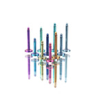 Universal F136 Titanium Flatback Post F136 Titanium flat-back jewelry image 02
