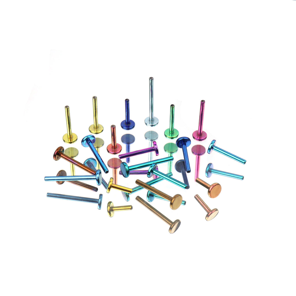 Universal F136 Titanium Flatback Post F136 Titanium flat-back jewelry image 03