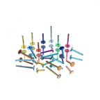Universal F136 Titanium Flatback Post F136 Titanium flat-back jewelry image 03