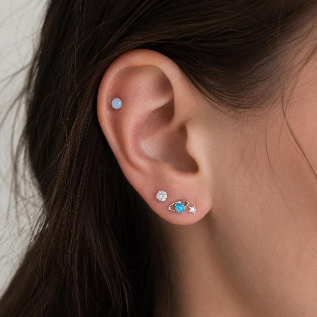 Moonstone Glow F136 Titanium flat-back jewelry image 03