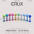 Aurora Jelly Ball F136 Titanium flat-back jewelry image 01