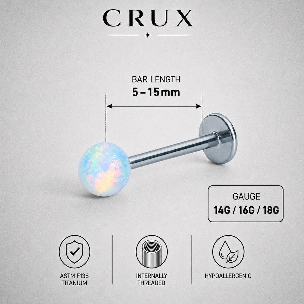 Aurora Jelly Ball F136 Titanium flat-back jewelry image 18