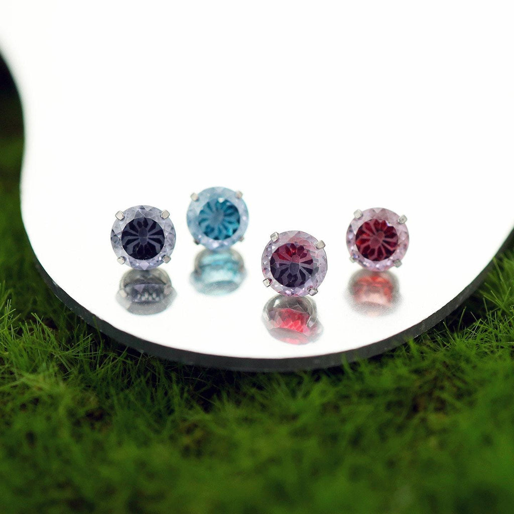 Spiderweb Crystal F136 Titanium flat-back jewelry image 04