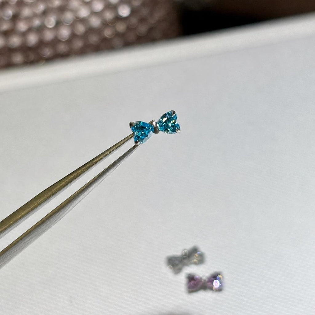 Petite Bow F136 Titanium flat-back jewelry image 04