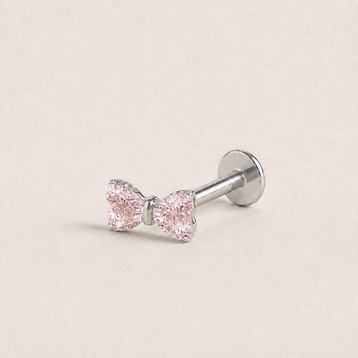 Petite Bow F136 Titanium flat-back jewelry image 08