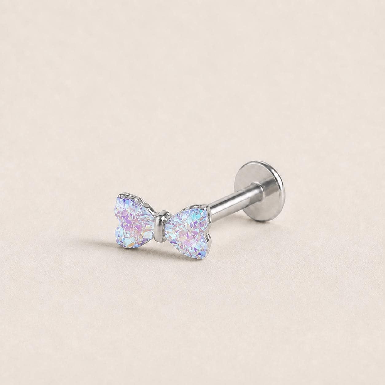 Petite Bow F136 Titanium flat-back jewelry image 10