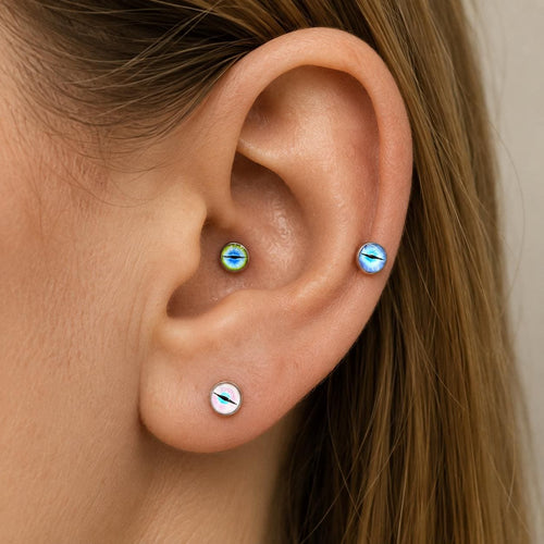 Cat Eye F136 Titanium flat-back jewelry image 02