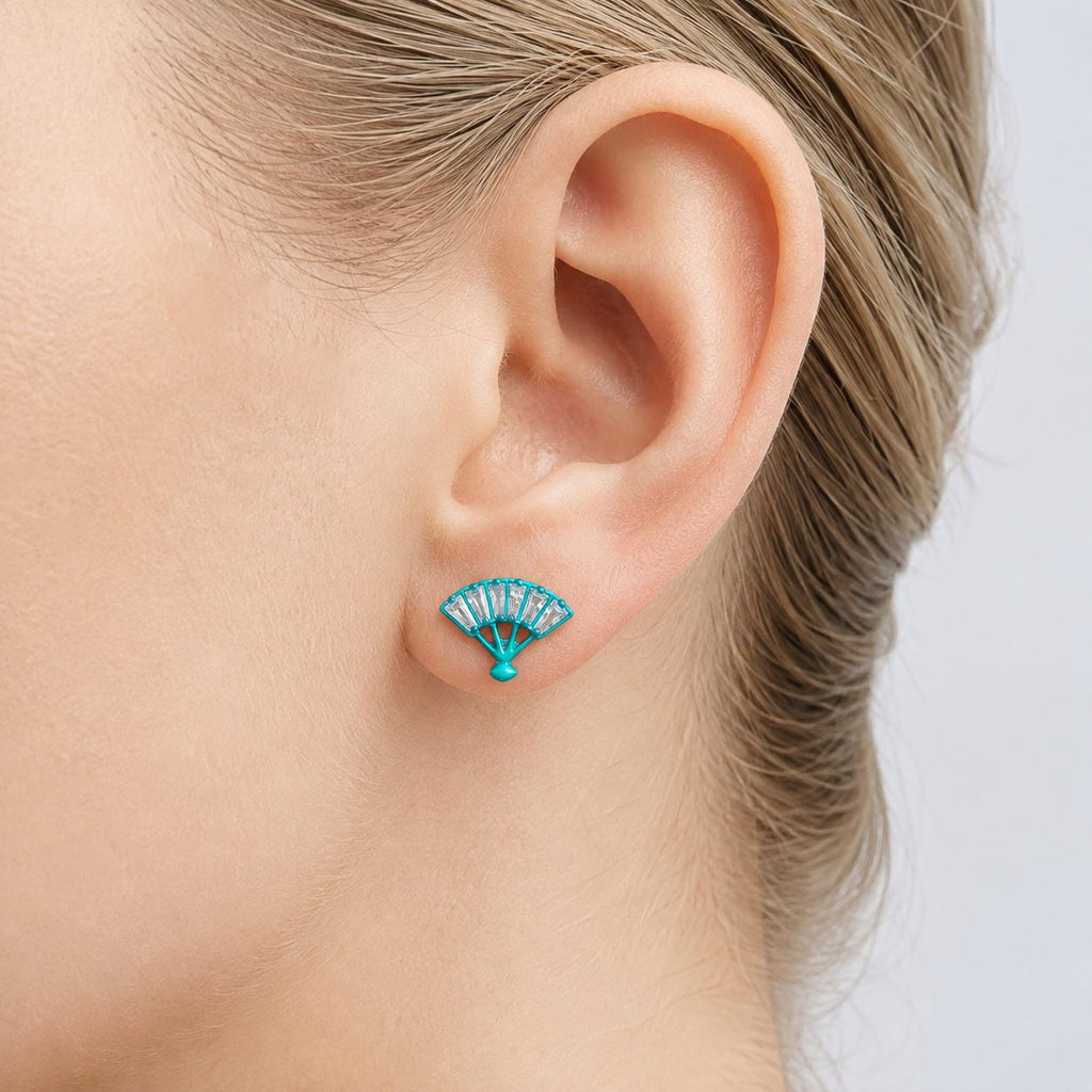 Aurora Fan F136 Titanium flat-back jewelry image 02