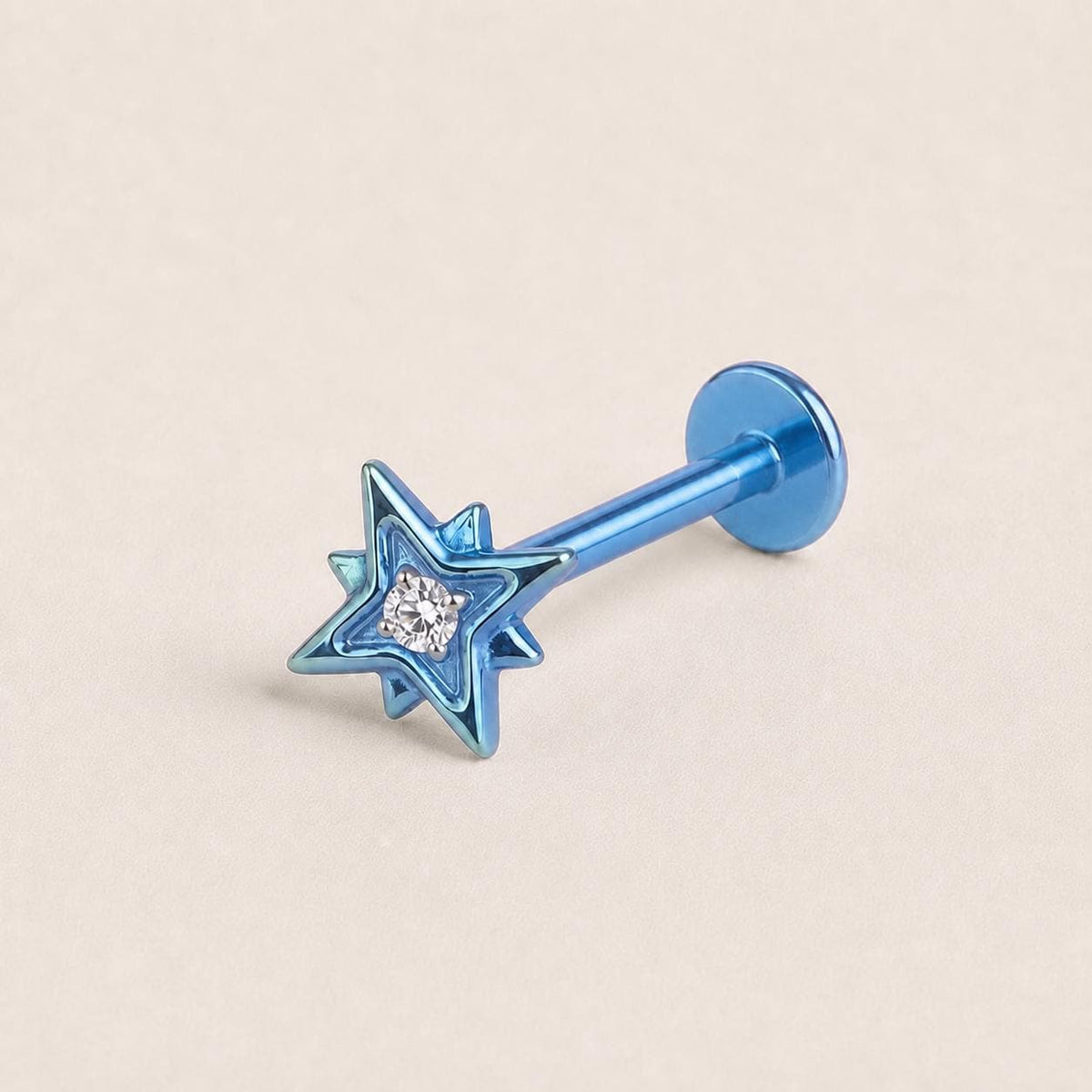 Eight-Point Star F136 Titanium flat-back jewelry image 09