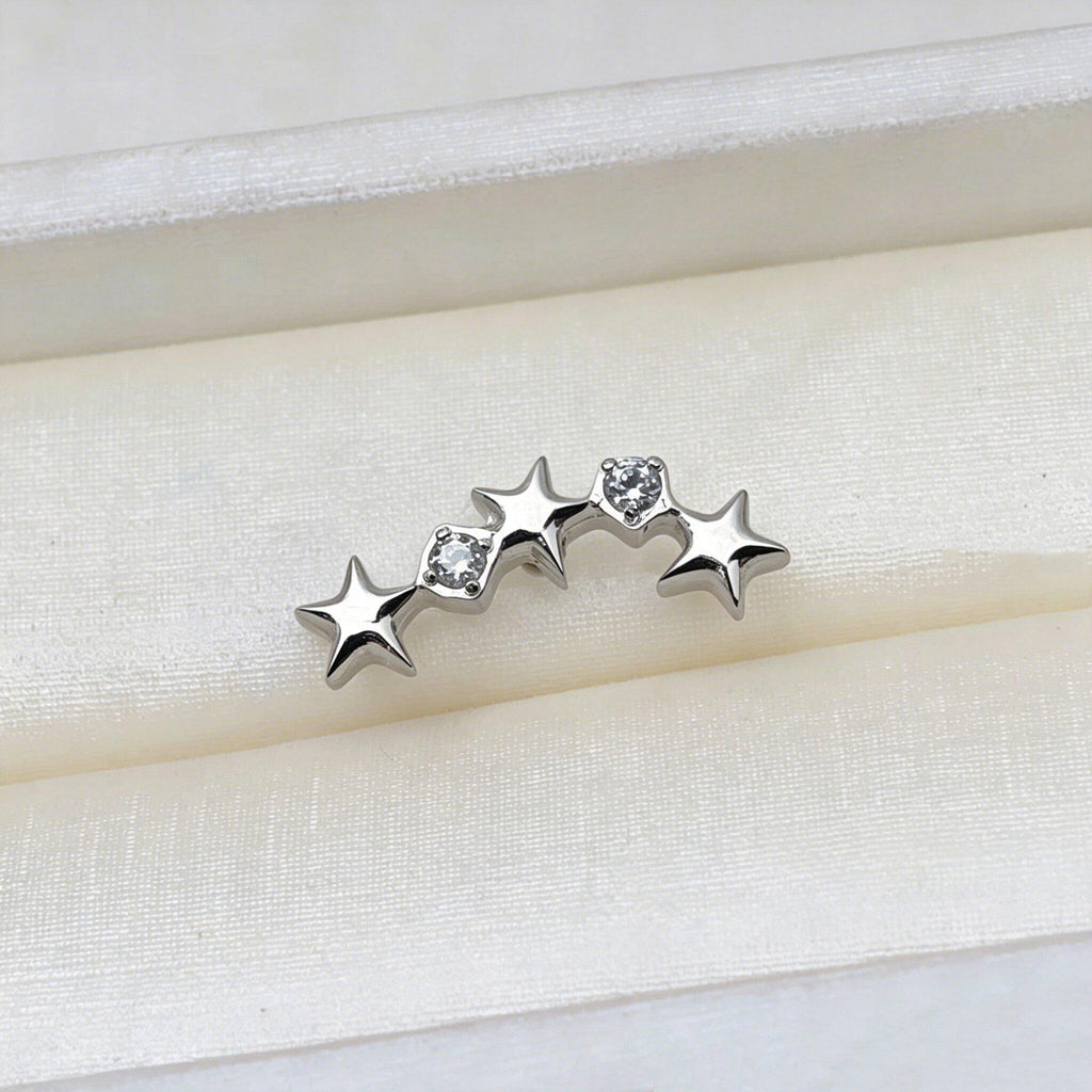 Triple Star F136 Titanium flat-back jewelry image 07