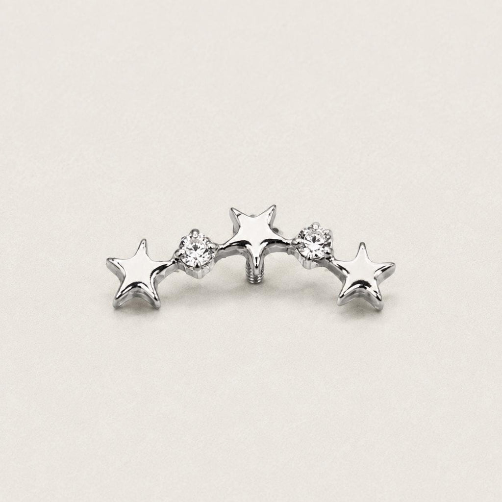 Triple Star F136 Titanium flat-back jewelry image 10