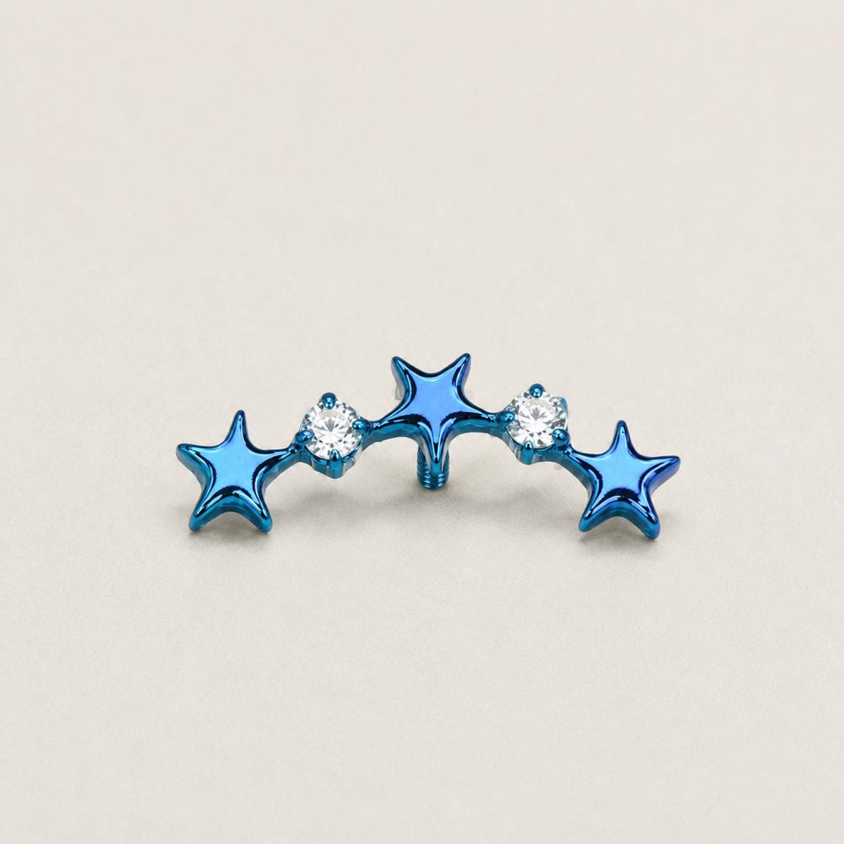 Triple Star F136 Titanium flat-back jewelry image 12