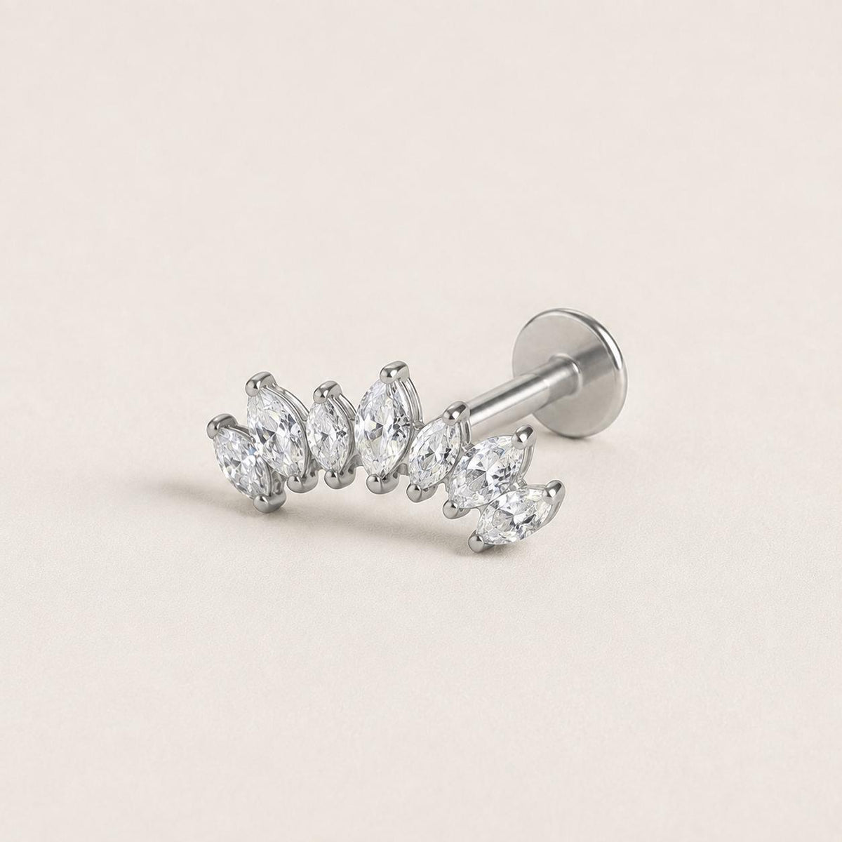 Seven Marquise F136 Titanium flat-back jewelry image 12