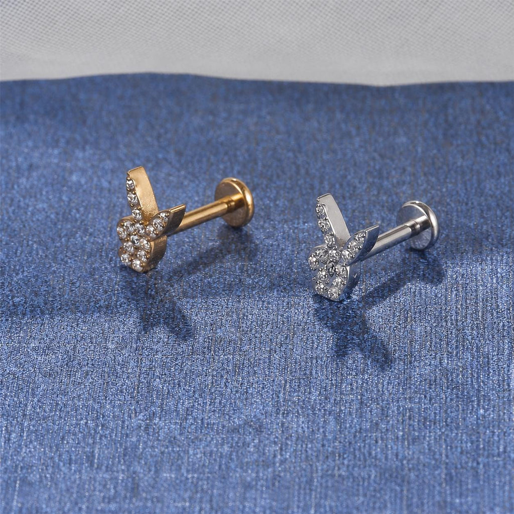 Pavé Bunny F136 Titanium flat-back jewelry image 07