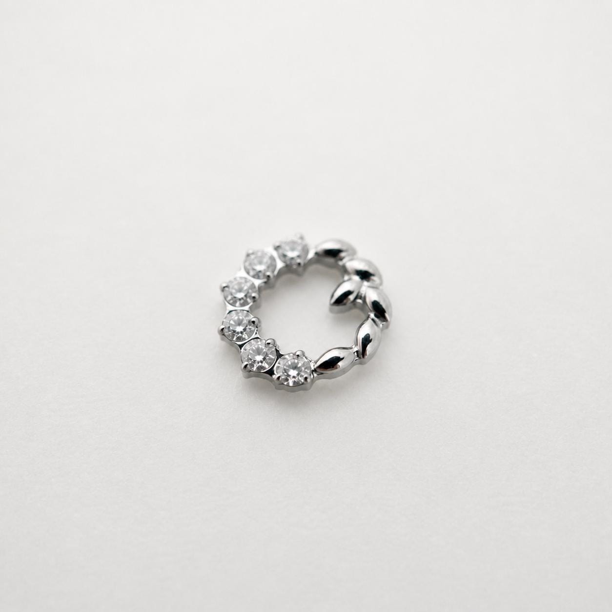 Laurel Wreath F136 Titanium flat-back jewelry image 07