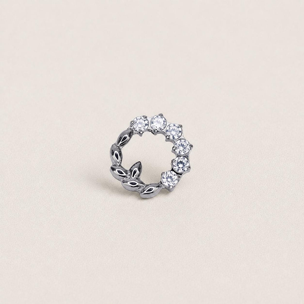 Laurel Wreath F136 Titanium flat-back jewelry image 10