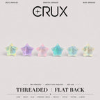 Translucent Star F136 Titanium flat-back jewelry image 01