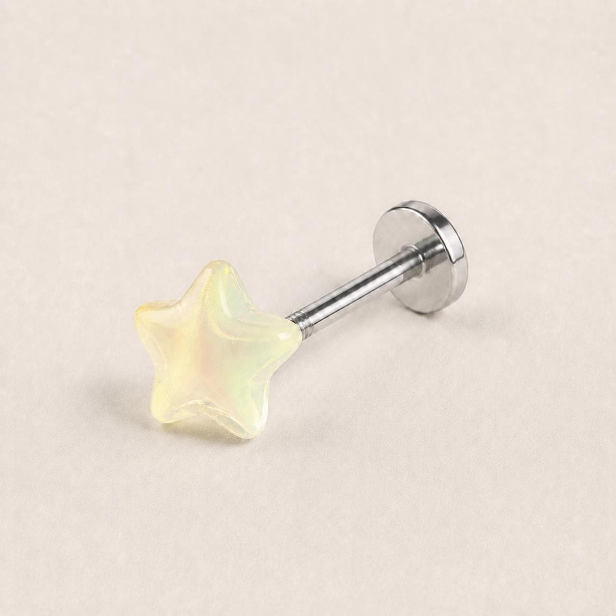 Translucent Star F136 Titanium flat-back jewelry image 07
