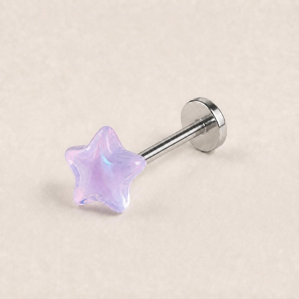 Translucent Star F136 Titanium flat-back jewelry image 08