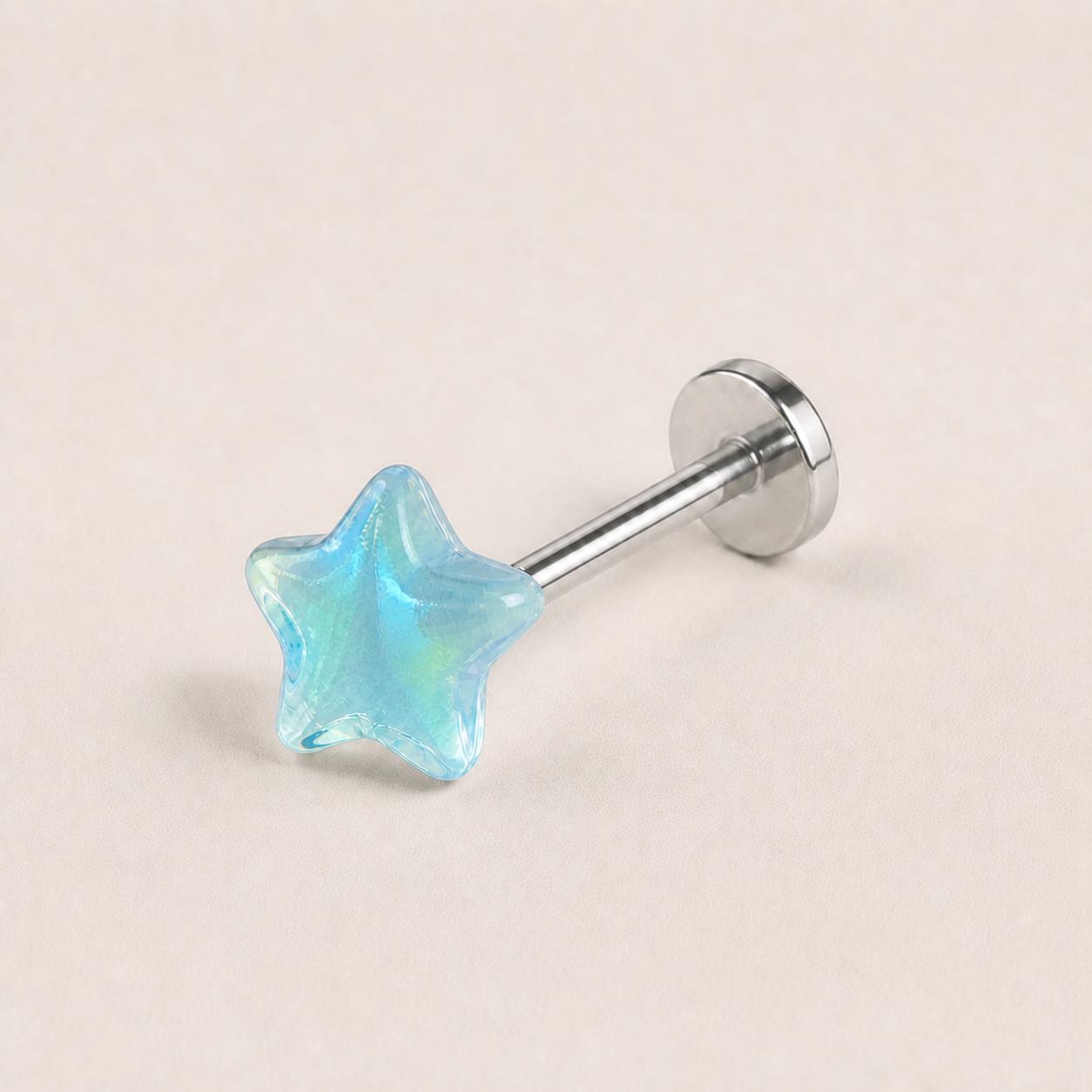 Translucent Star F136 Titanium flat-back jewelry image 10