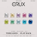 Rose-Cut Crystal F136 Titanium flat-back jewelry image 01