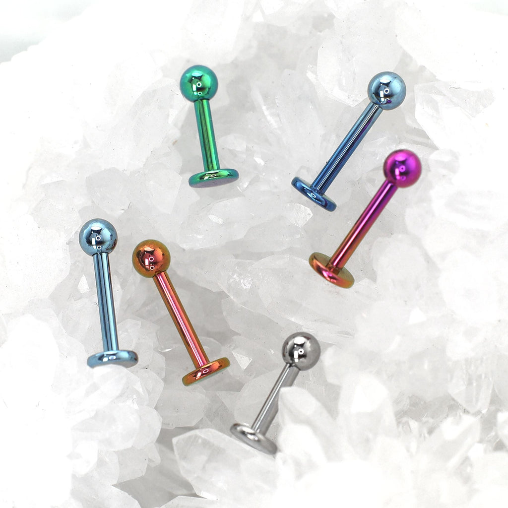 Ball & Spike F136 Titanium flat-back jewelry image 02