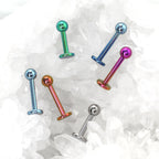 Ball & Spike F136 Titanium flat-back jewelry image 02