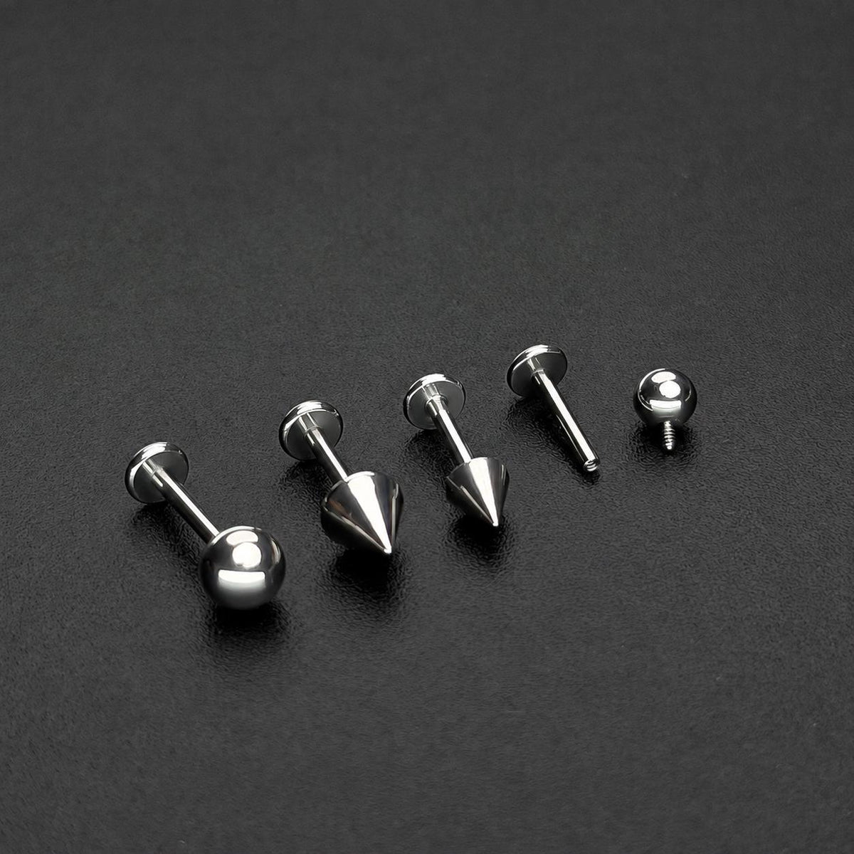 Ball & Spike F136 Titanium flat-back jewelry image 09