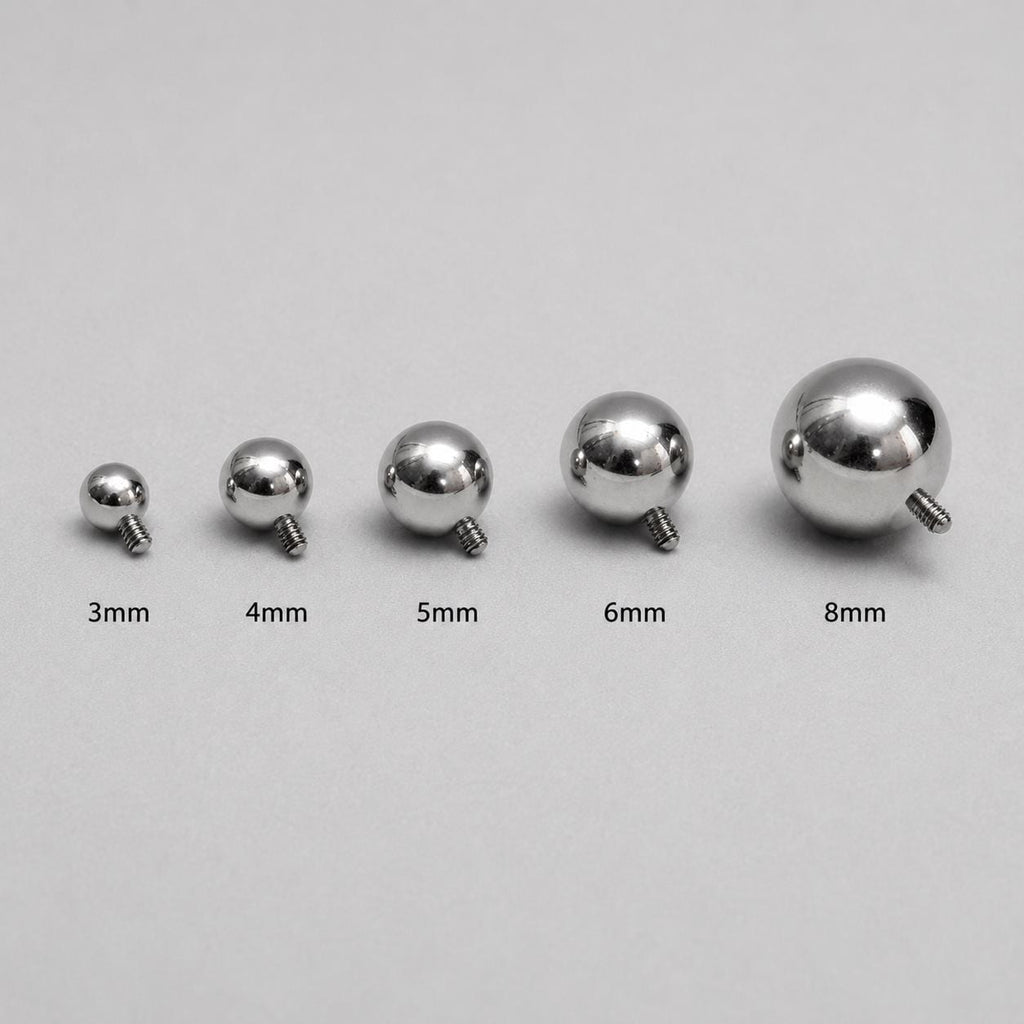 Ball & Spike F136 Titanium flat-back jewelry image 12
