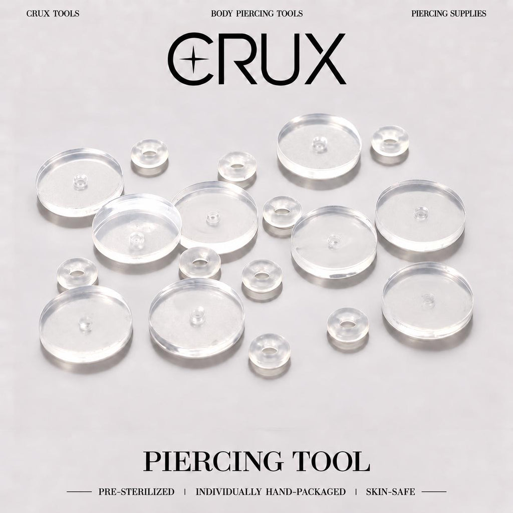 Clear Silicone Piercing Protection Disc