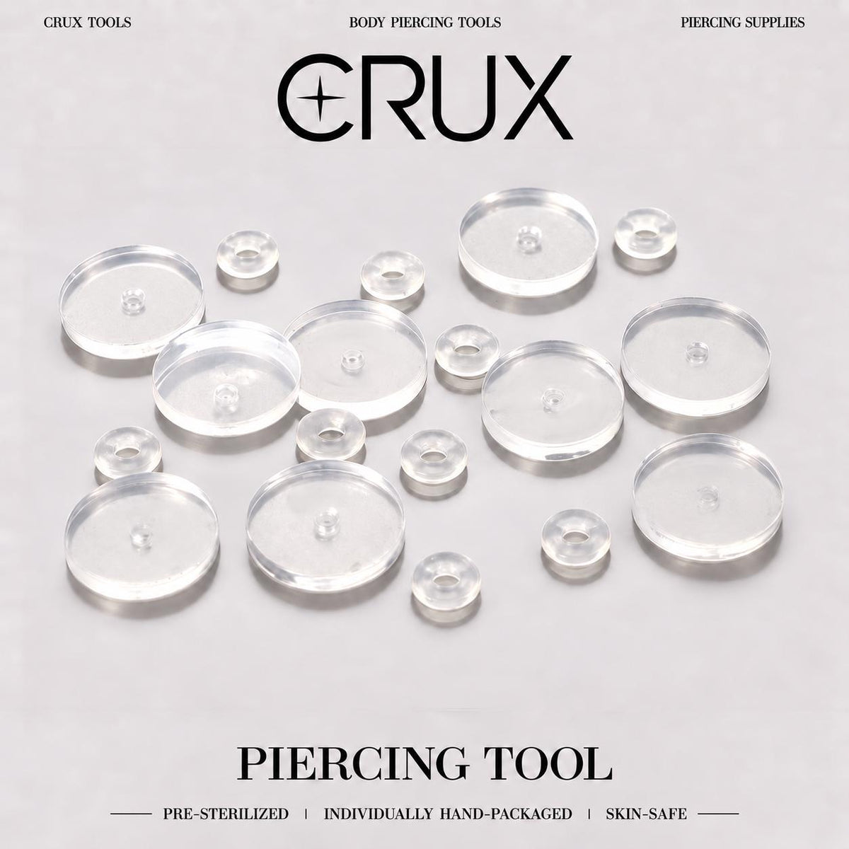 Clear Silicone Piercing Protection Disc