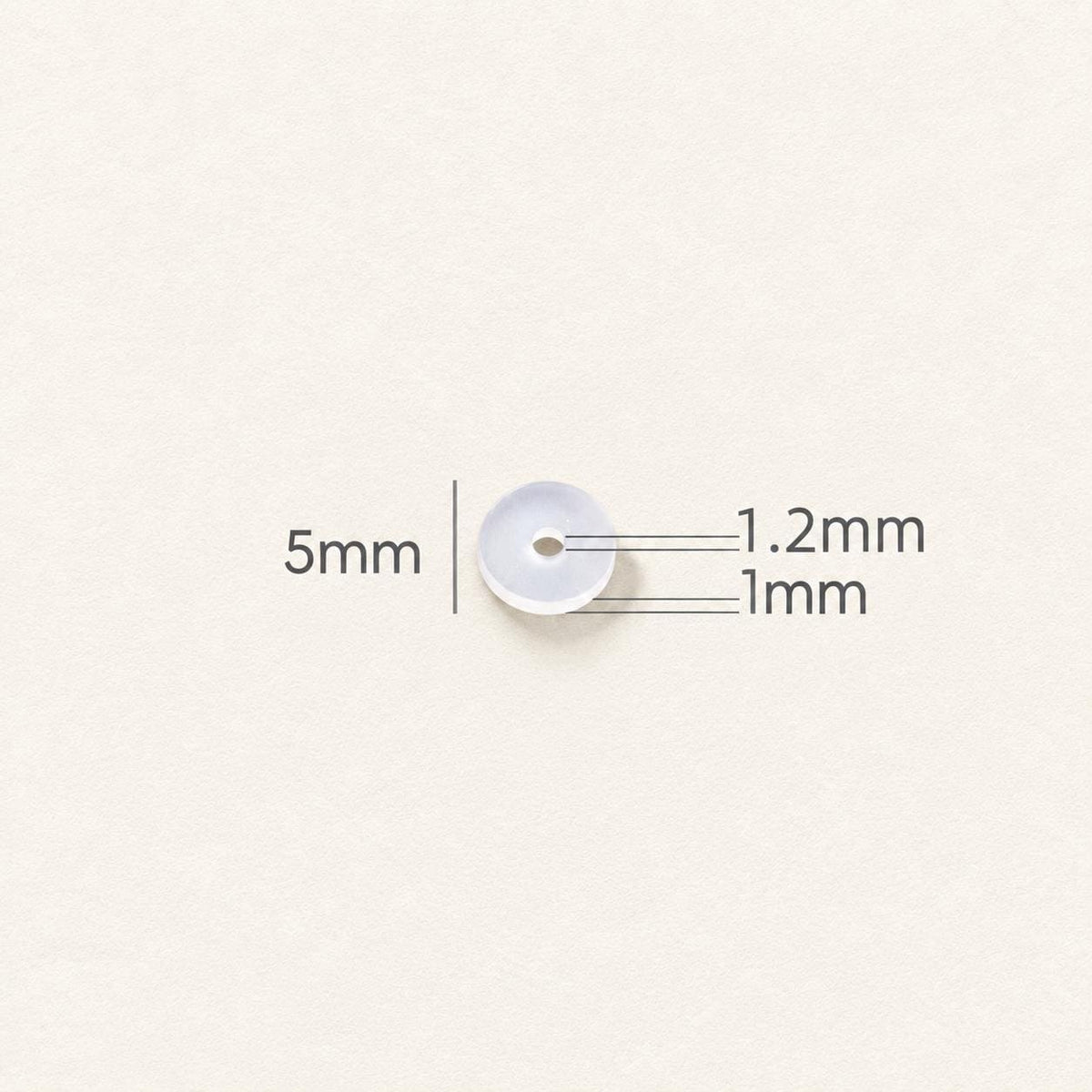 Clear Silicone Piercing Protection Disc detail 8