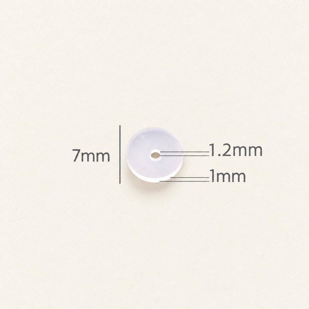 Clear Silicone Piercing Protection Disc detail 9