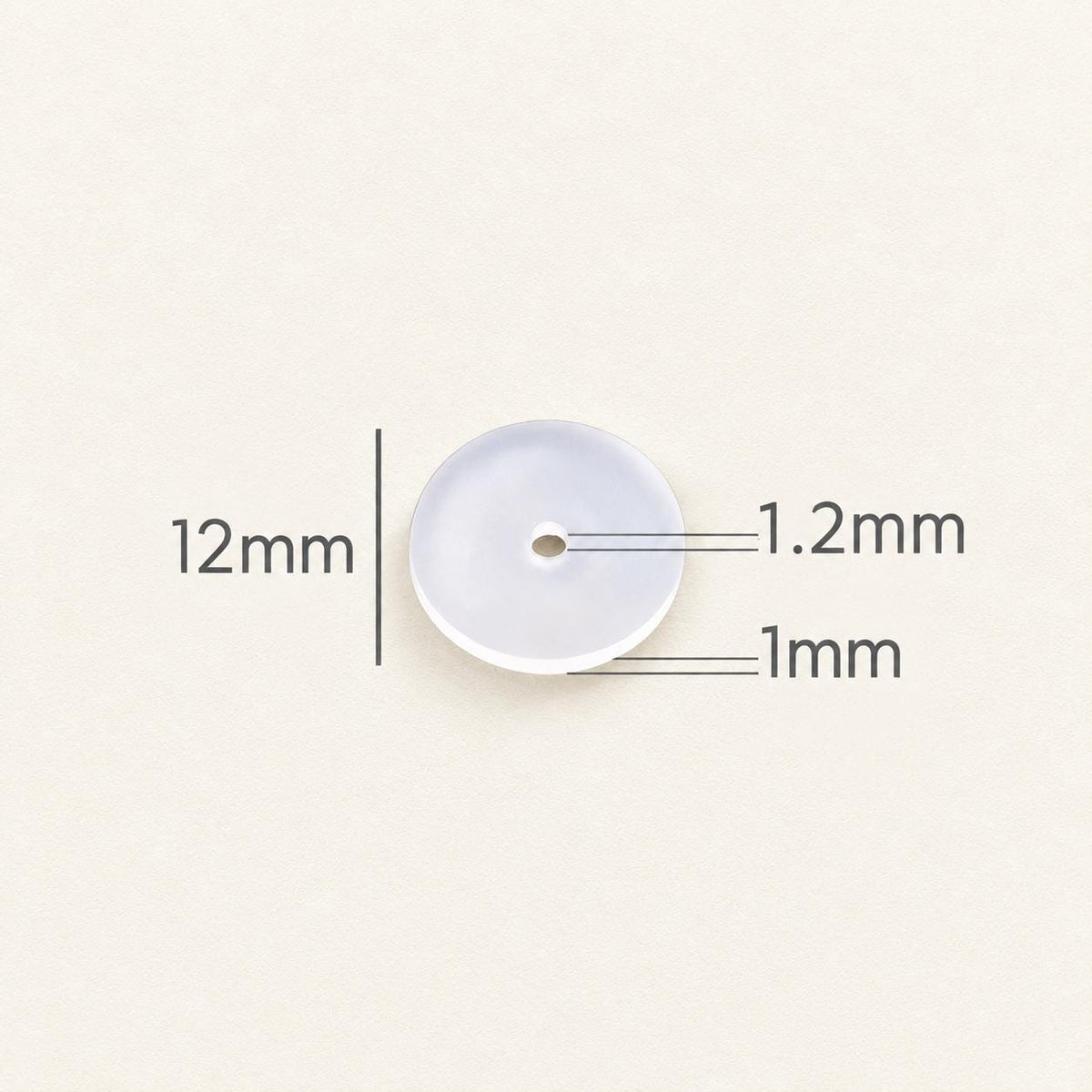 Clear Silicone Piercing Protection Disc detail 11