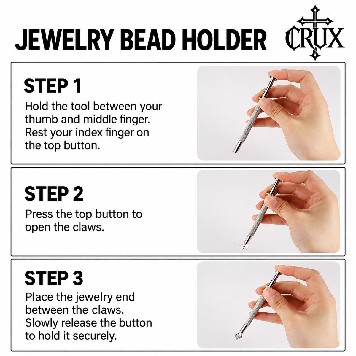 4-Prong Body Jewelry Ball Grabber detail 15