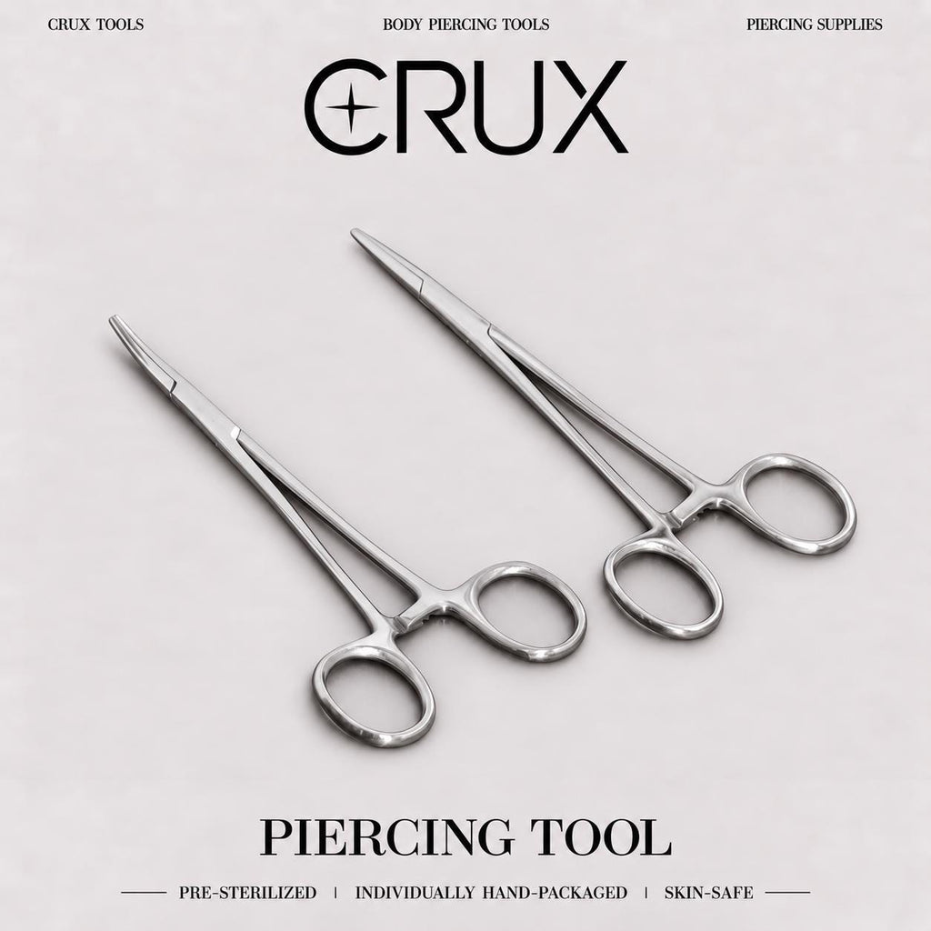 Stainless Steel Locking Hemostat Forceps