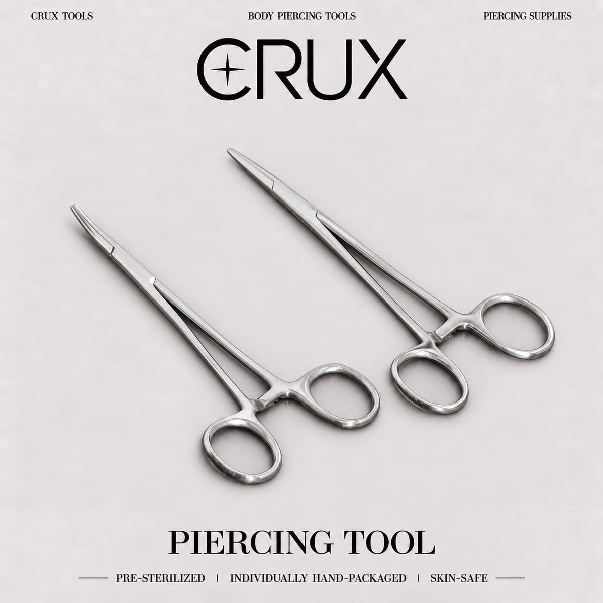 Stainless Steel Locking Hemostat Forceps