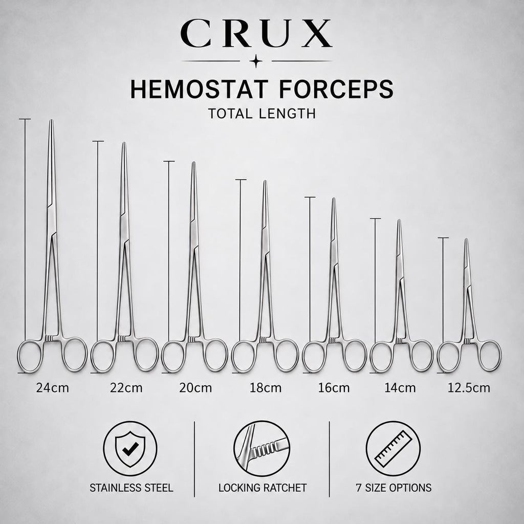 Stainless Steel Locking Hemostat Forceps detail 8