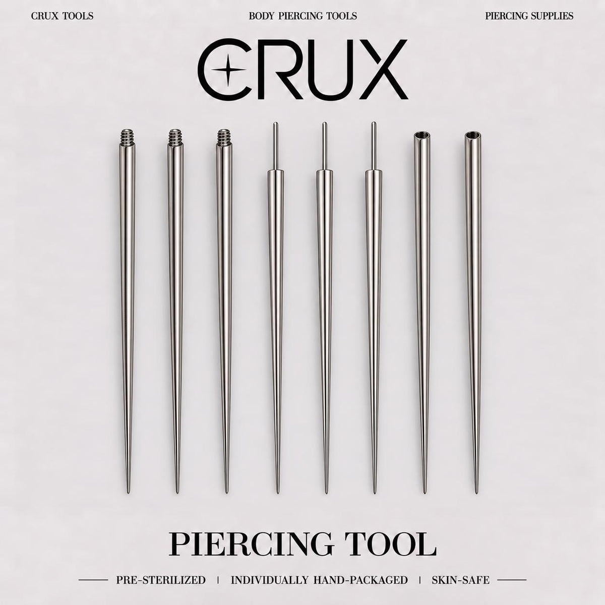 Titanium Straight Piercing Insertion Taper